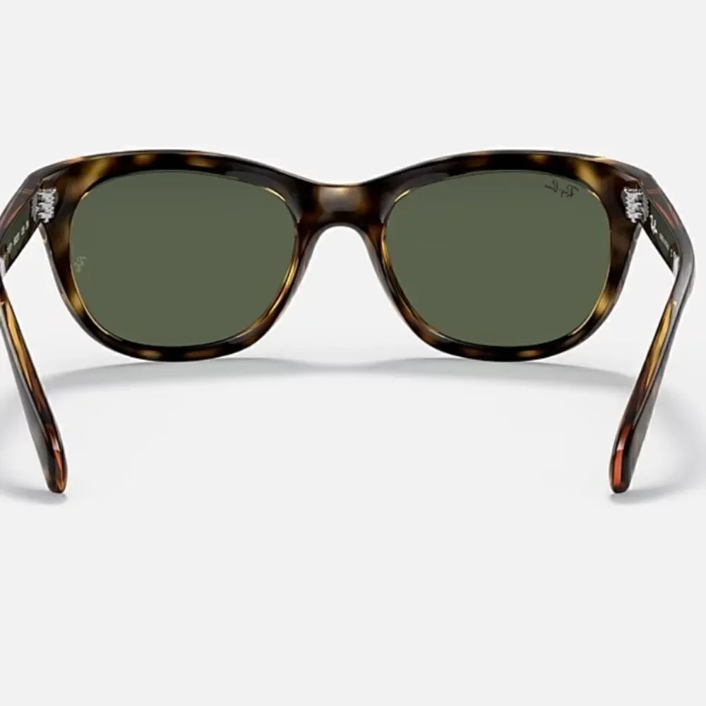 Ray-Ban RB4216 Women's Sunglasses 601/11 Polished Havana LENSES Green NWT $229